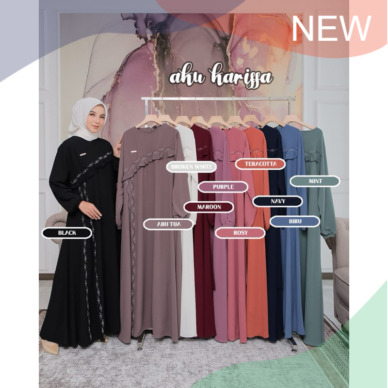 SILVANA DRESS BY AKU KARISSA/ GAMIS CERUTY AKU KARISSA/ GAMIS TERBARU AKU KARISSA/ pakaian wanita la