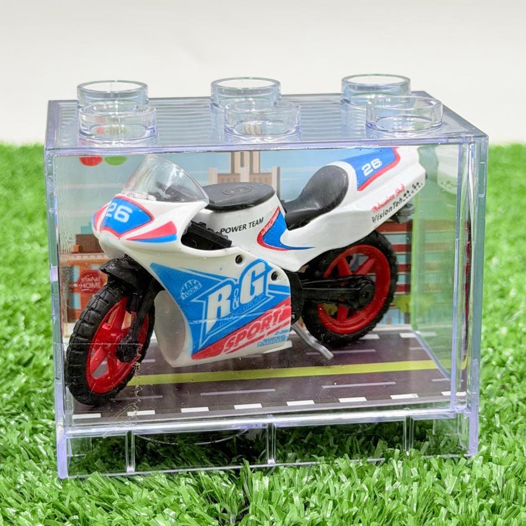 GENIUS KIDS Mainan Miniatur Diecast Motor GP Metal - Motor Balap