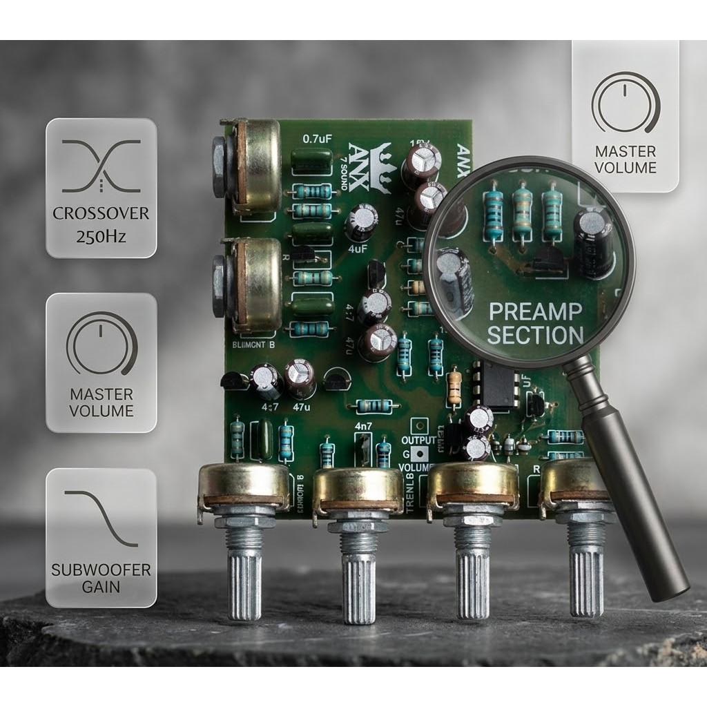 ToneMaster V1 Tone Control Mono Bass Subwoofer Middle