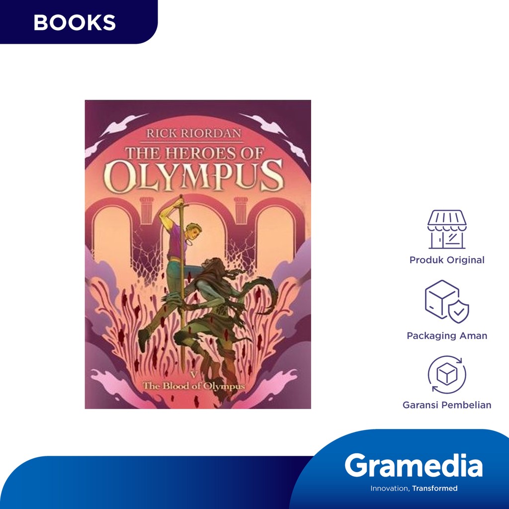 The Heroes Of Olympus #5 : The Blood Of Olympus (Republish 2023) (Rick Riordan)