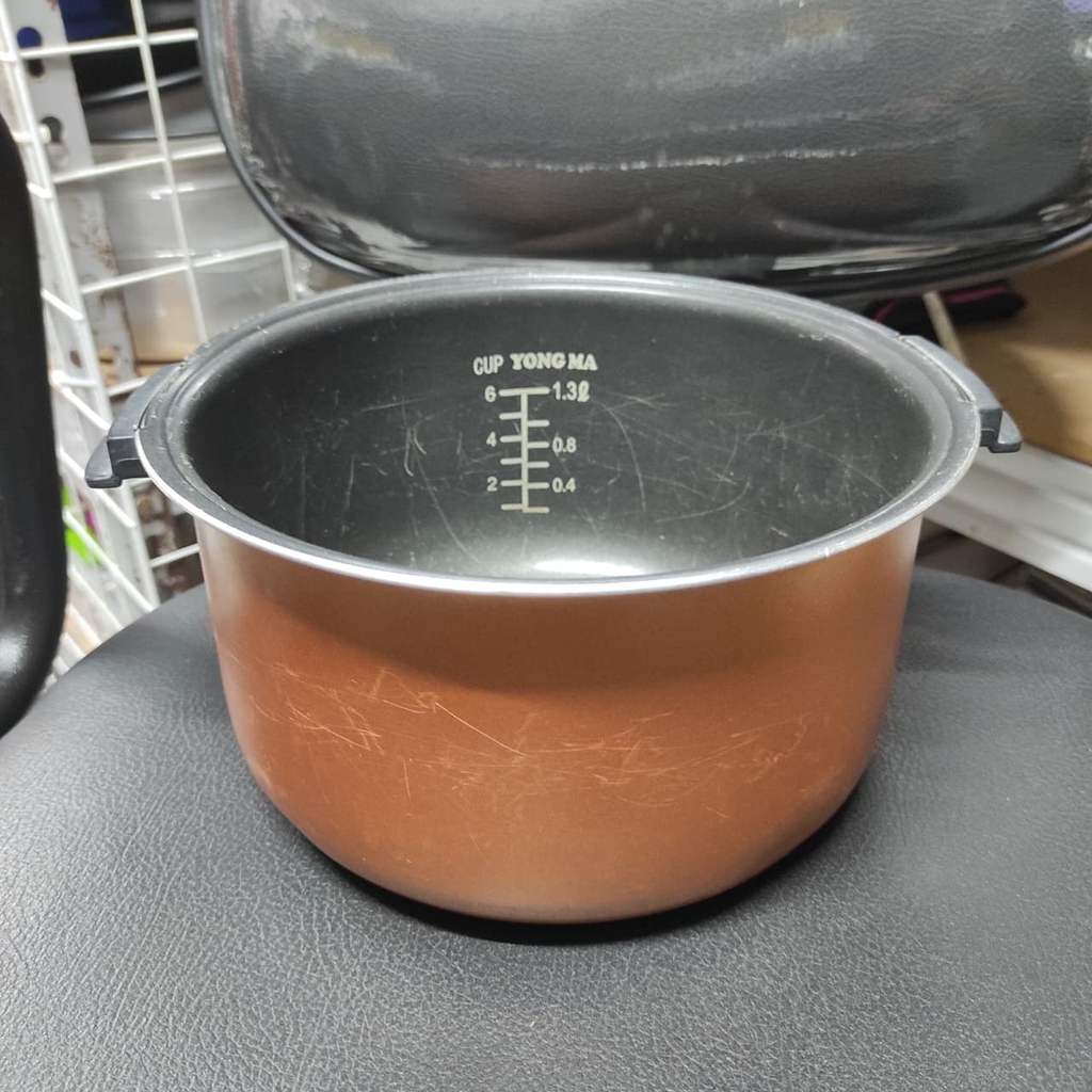 (SECOND) PANCI INNER POT YONGMA 1.3L MAGIC COM YONG MA 1.3 Liter SMC5031 SMC 5031 YMC503 YMC 503 RIC