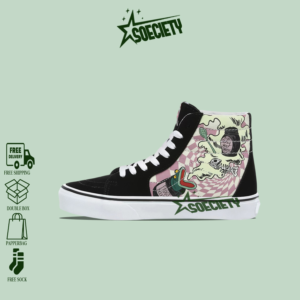 Sepatu Sneakers Vans x The Nightmare Before Christmas Sk8-Hi Sally BNIB Unisex