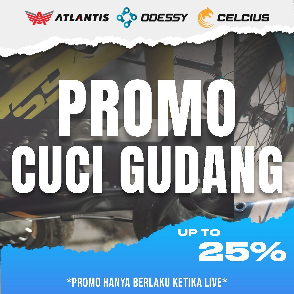 PROMO CUCI GUDANG SEPEDA LIPAT
