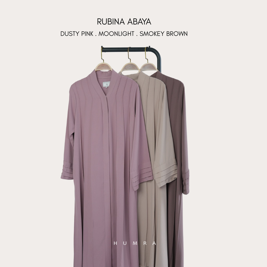 HUMRA - RUBINA Abaya Dewasa Busana Muslimah