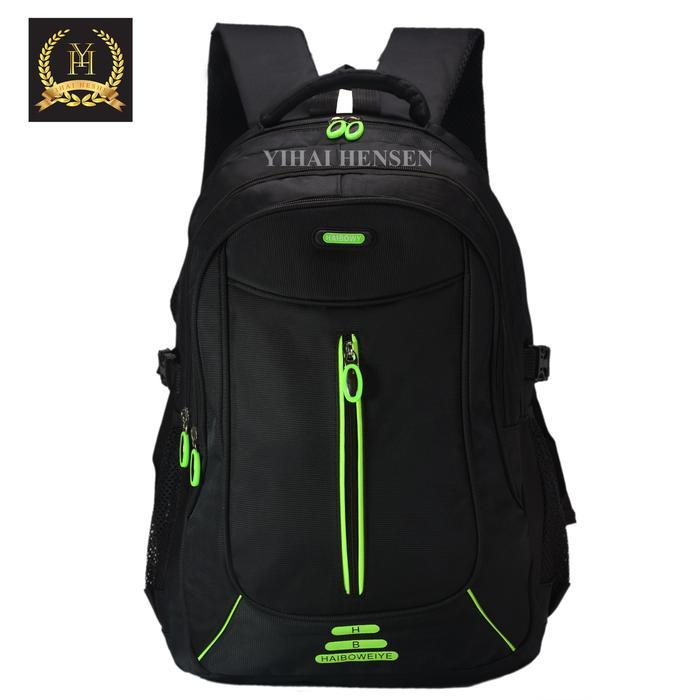 YH142 Tas Ransel Anak Sekolah Backpack Fashion Pria Tas Ransel Anak Tas Bahu Tas Pria Wanita - Hijau