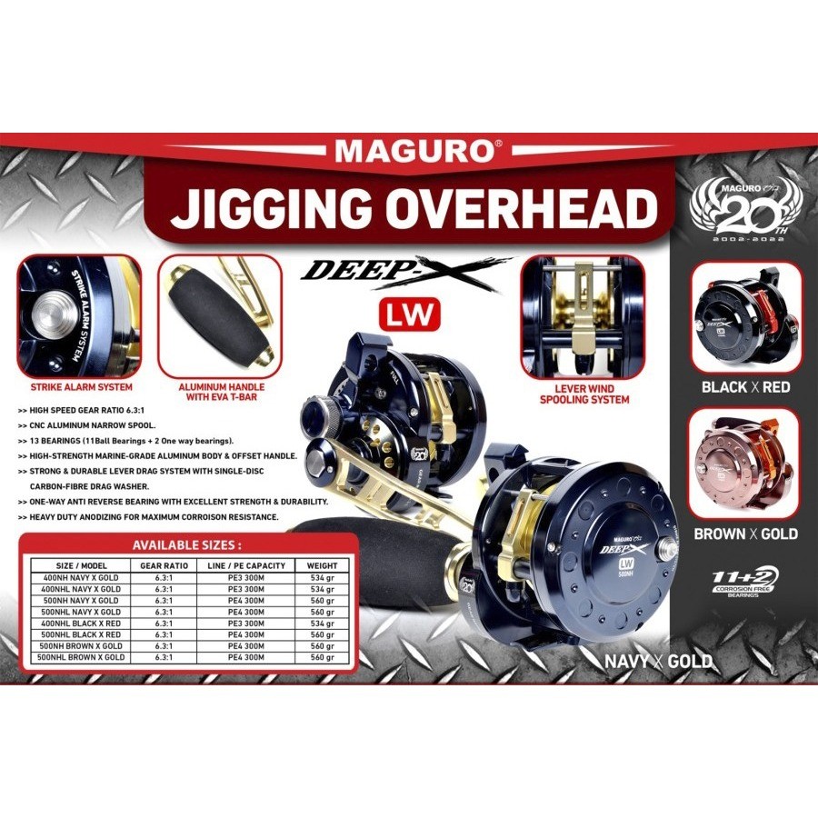 REEL MAGURO DEEP-X LW 400 500