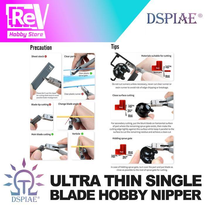 DSPIAE ULTRA THIN SINGLE BLADE NIPPER ST-C2