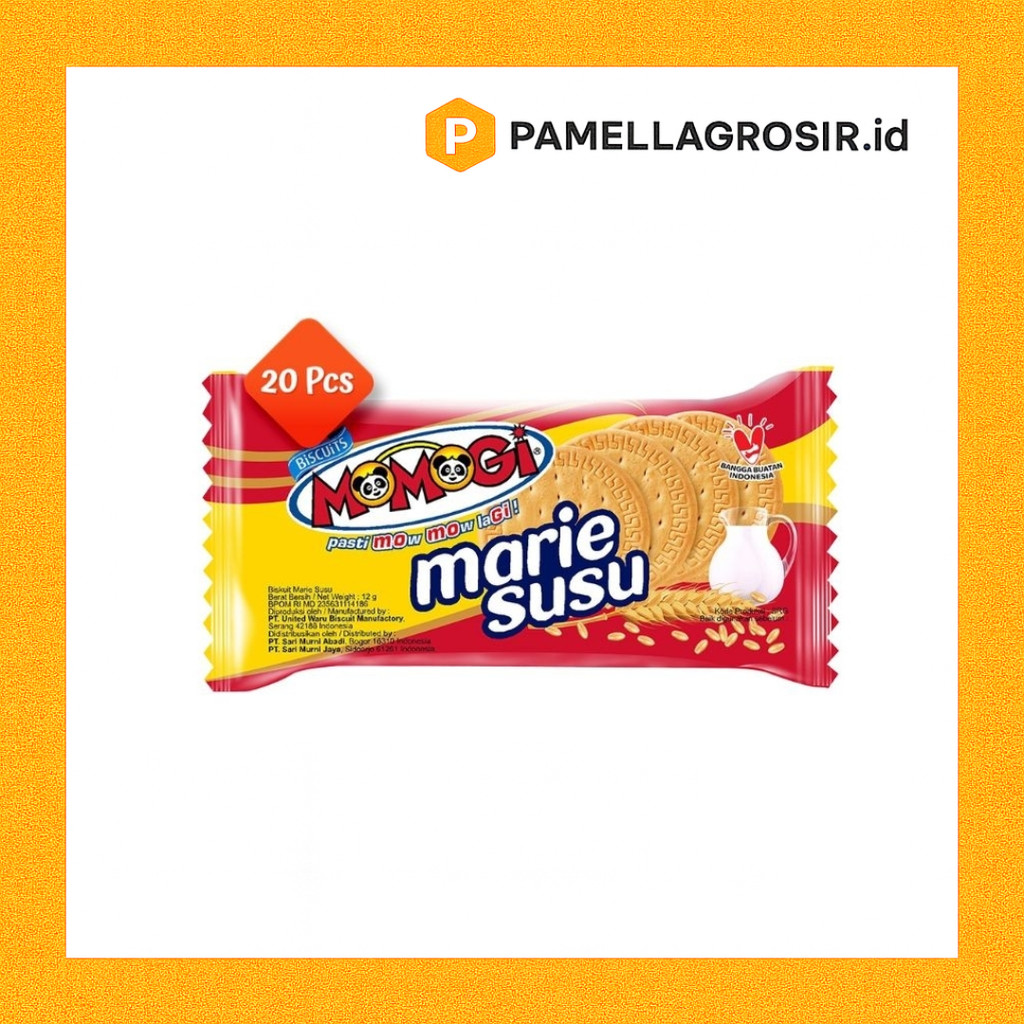 BISKUIT MOMOGI MARIE SUSU PAK ISI 20 PCS