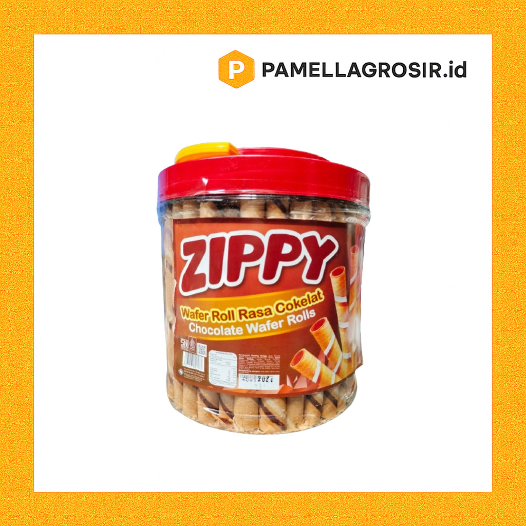 WAFER ROLL TOPLES ZIPPY CHOCOLATE SNACK LEBARAN JAJAN LEBARAN 330gr