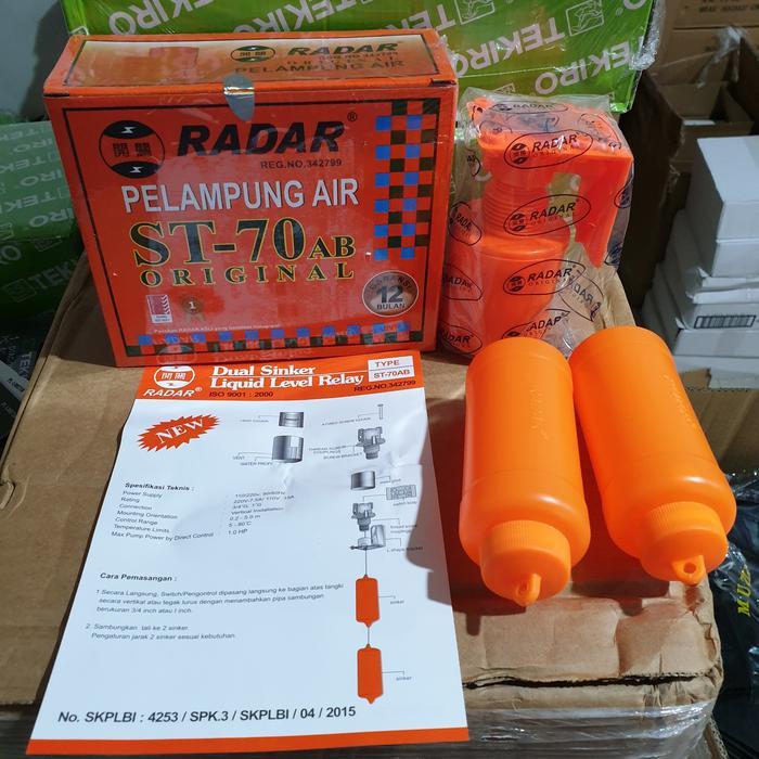 RADAR OTOMATIS TOREN PELAMPUNG TOREN RADAR AIROTOMATIS RADAR ST 70AB - Orange