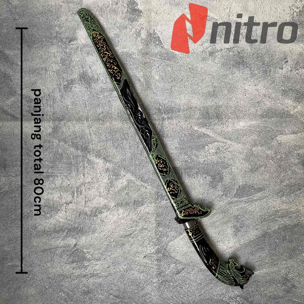 GOBANG BARLEN LAFADZ PANJANG 80cm baja strif ukir tangan