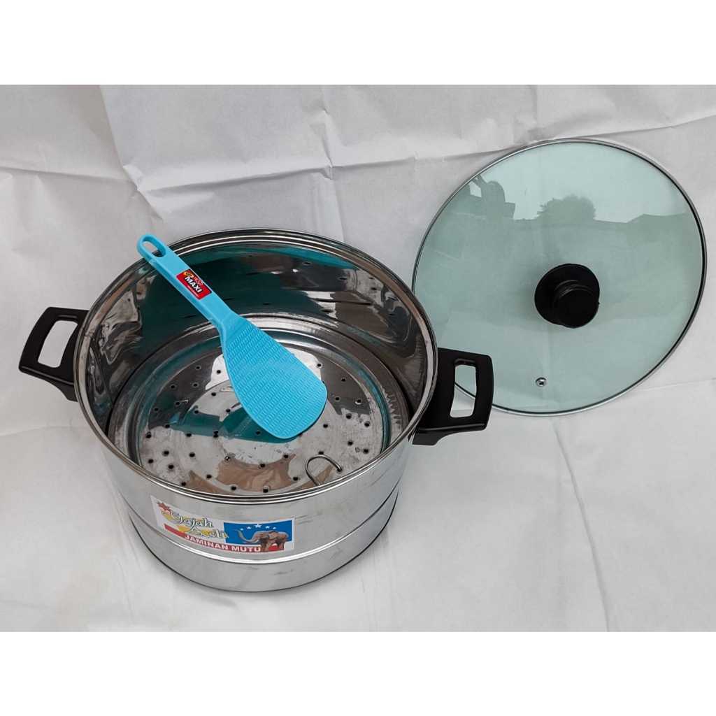 Panci Sayur/Rebus tutup kaca