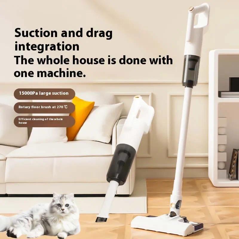 Wireless vertical handheld vacuum cleaner, 7000Pa strong suction, car/household vacuum cleaner, port