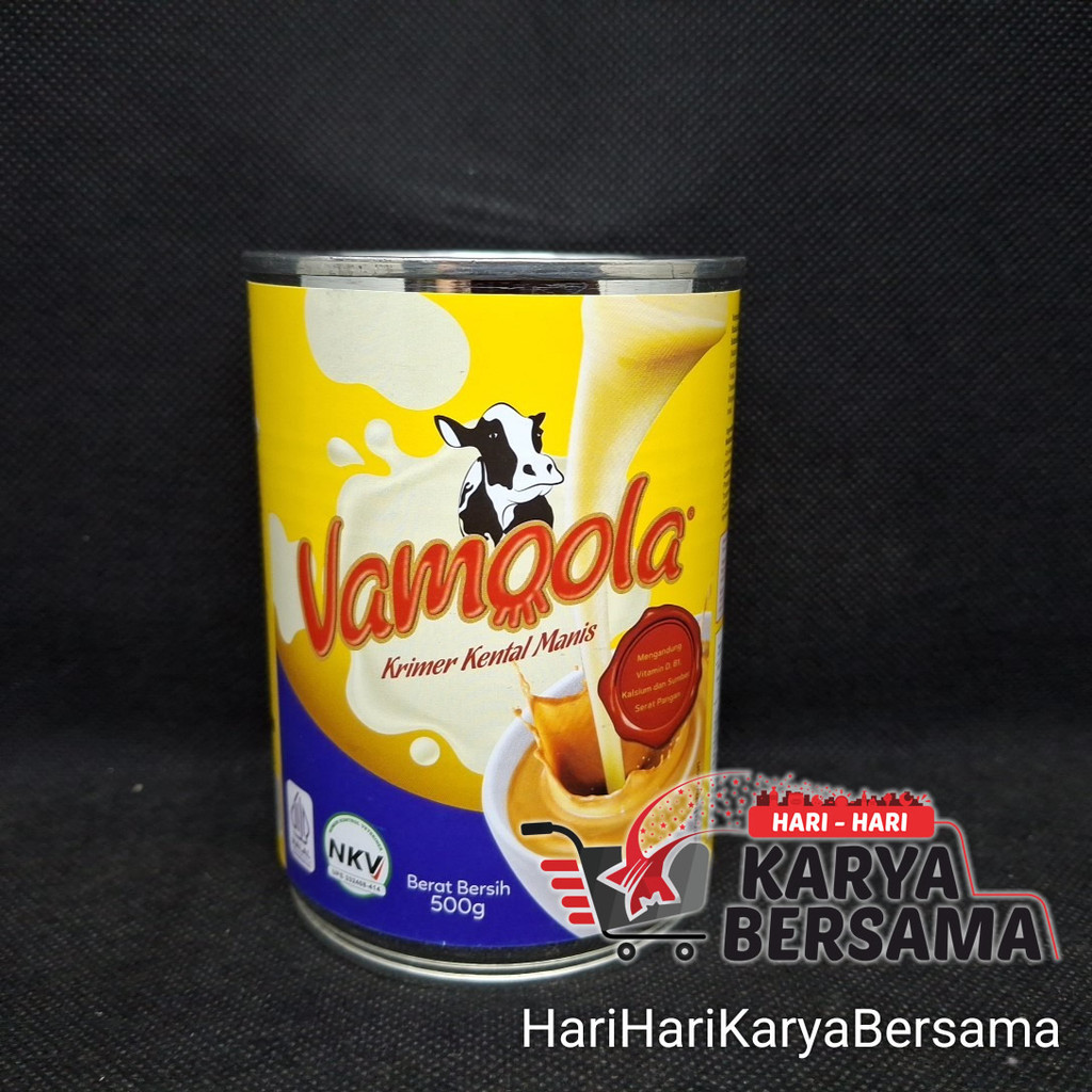KRIMER KENTAL MANIS VAMOOLA SUSU SWEETENED CONDENSED CREAMER KALENG 500GR
