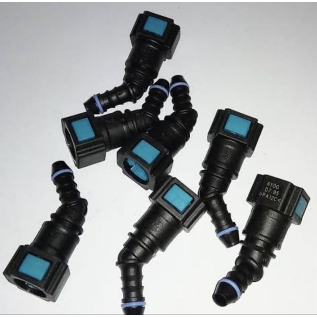 Wds Coupler Konektor selang Bensin 8mm Coupler selang Injeksi lurus 8mm