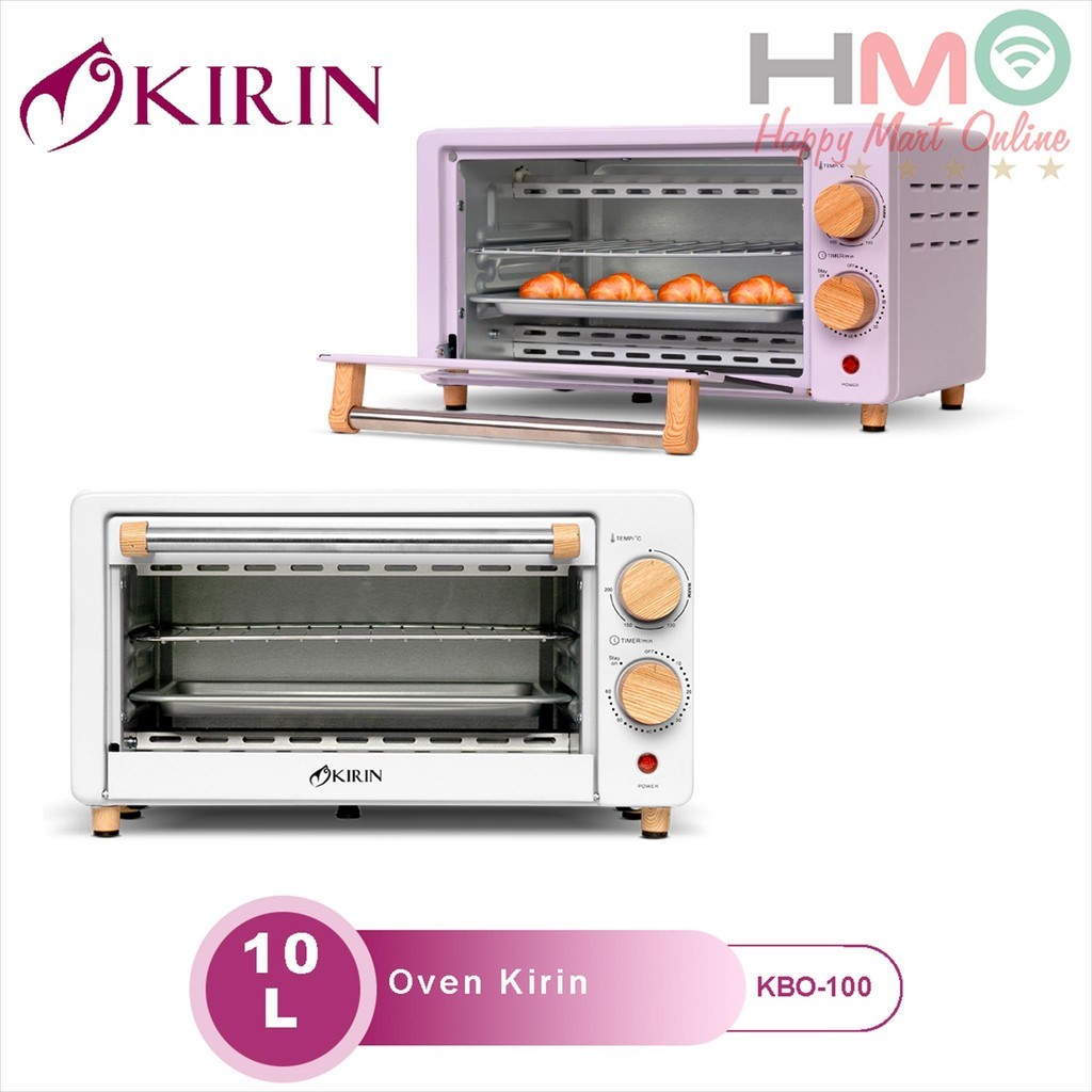Kirin Oven Omni 10 Liter Low Watt KBO-100 Oven Pemanggang Toaster Elektrik Kirin 10 L KBO 100 Best S