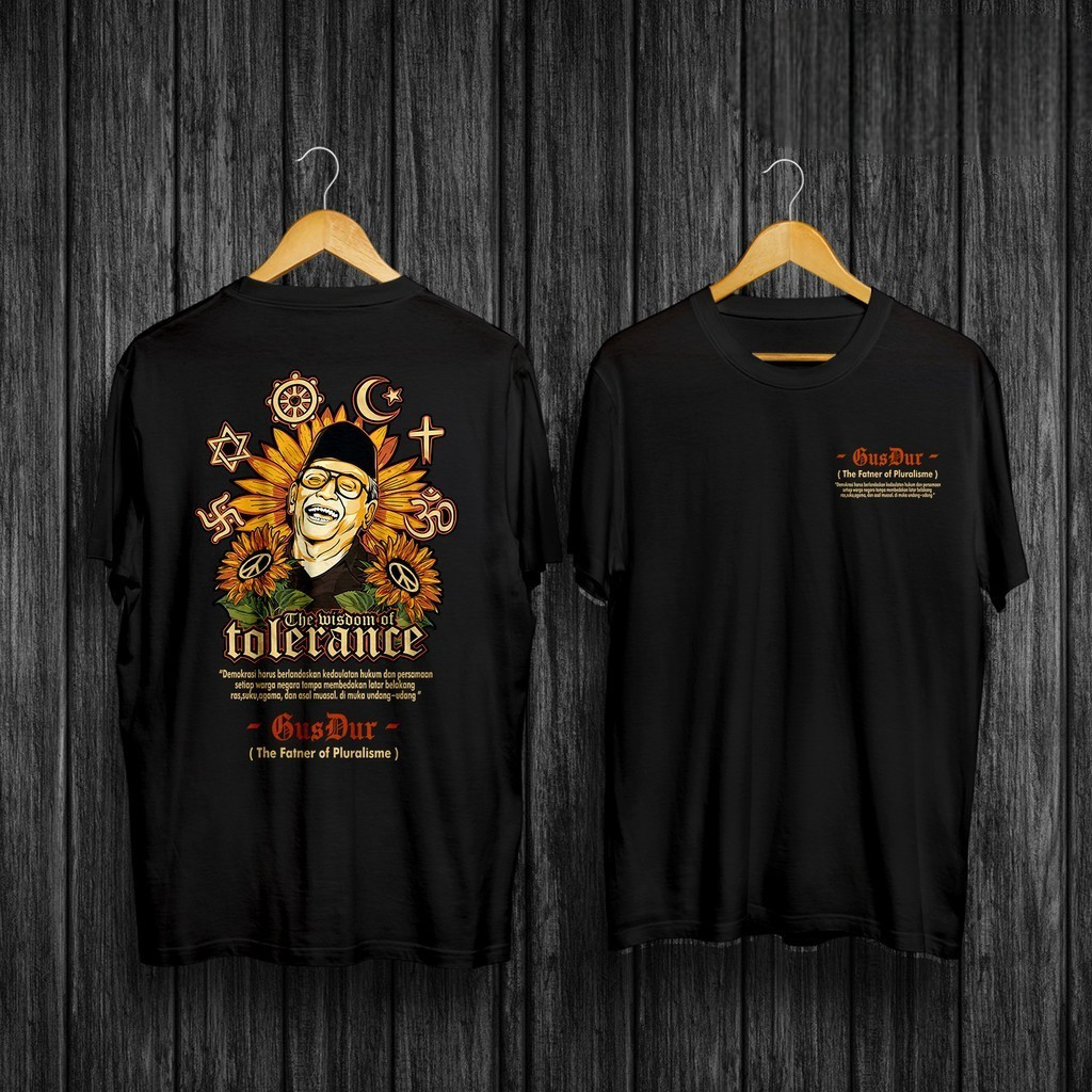 KAOS PLURALISME BAJU PLURALISME AGAMA / Kaos Tolerance / Kaos gusdur /