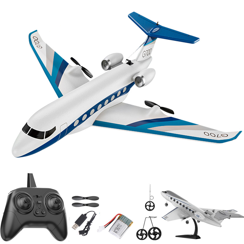 G700 RC Plane Private Jet 3 Remote Control Glider Gulfstream G700 RTF RTF 6-axis Gyro Stabilizer Air