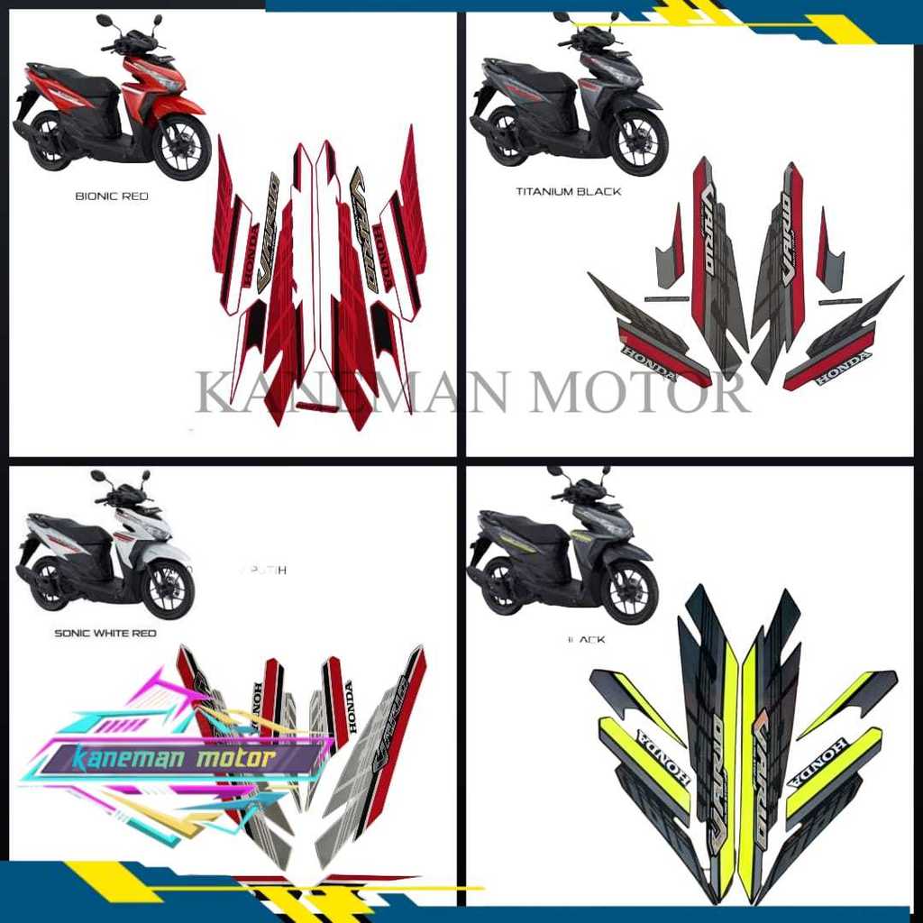 Stiker striping Vario 125 LED 2017