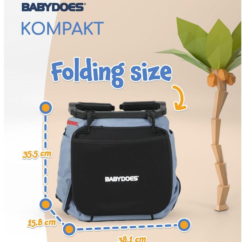 Babydoes Kompakt Stroller Bayi Cabin Size