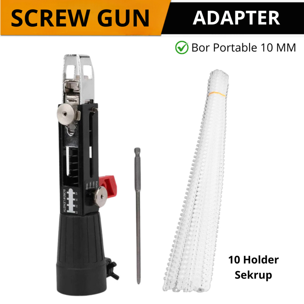 screw gun chain adapter bor sekrup otomatis  automatic screw nail gunMurah