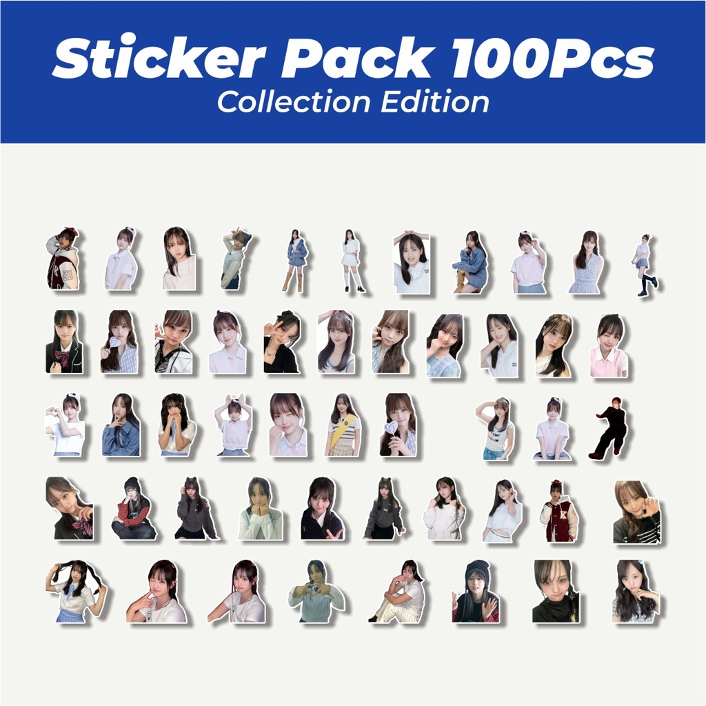 Hot Stiker Stiker JEONG HAERIN - SEOAH (tripleS) Lucu Anti Air Stikers Berperekat Waterproof Sticker