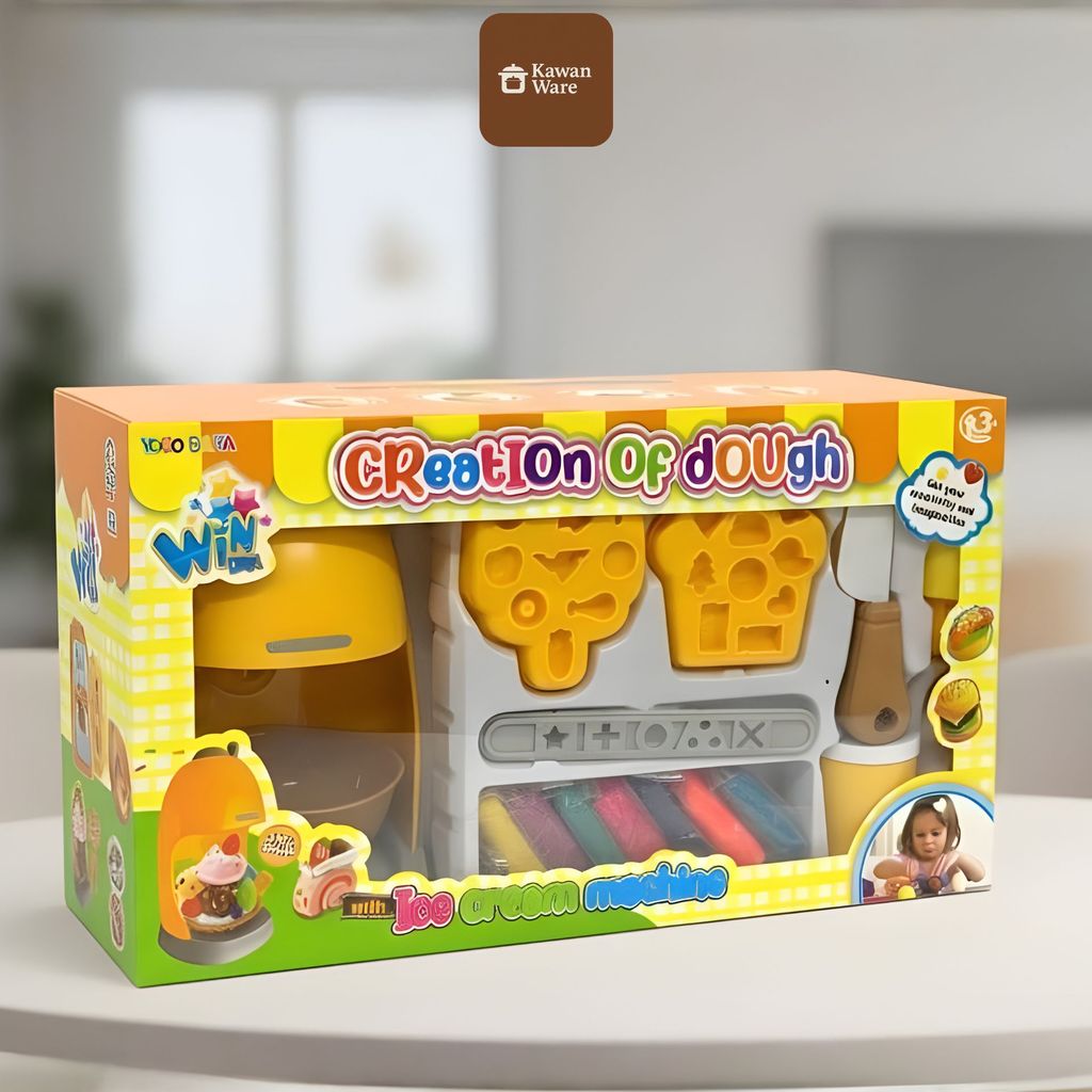 KAWANWARE (YM 40) Mainan Edukasi Anak Windoh Ice Cream Machine – Mesin Es Krim Mainan