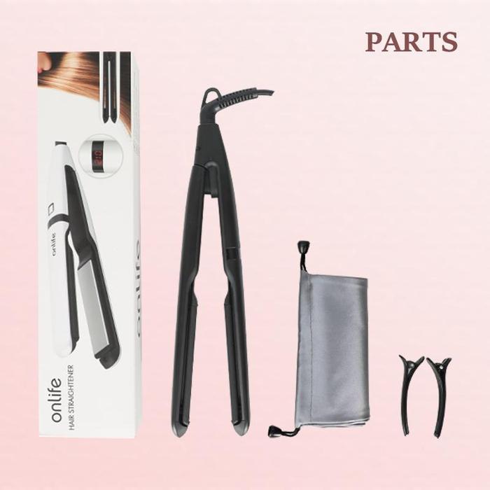 Vivid&Vogue – Onlife 2in1 Hair Styler Hiron Catokan Ceramic Tourmaline Pelurus & Pengeriting - ZF01 