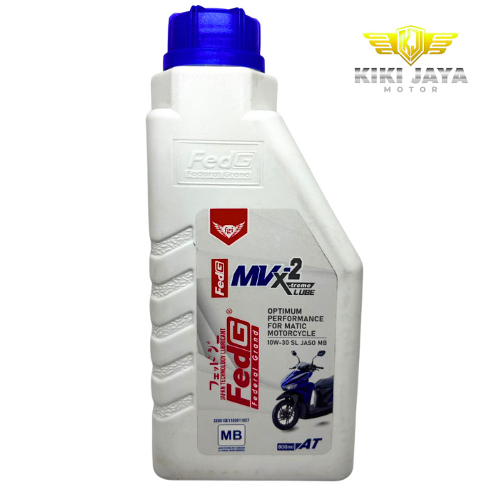 Oli Motor FEDG MVX-2 MATIC 10W-30 800ML Federal Grand