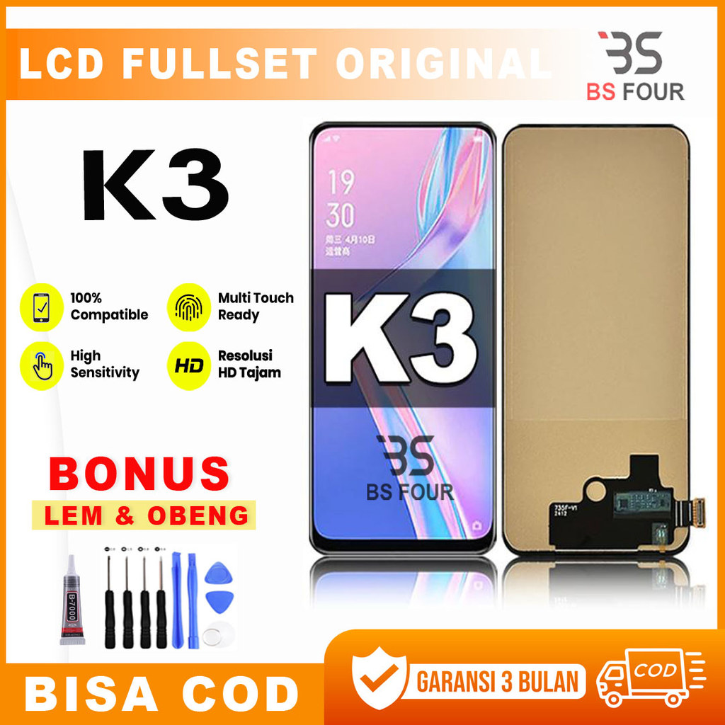 LCD OPPO K3 Original Fullset Touchscreen COD
