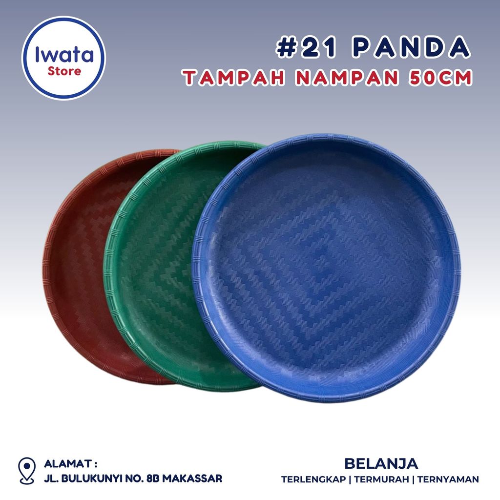 Tampah Plastik Besar Jumbo 50Cm Murah / Nampan Plastik Bulat Serbaguna #21 TAMPAH PANDA