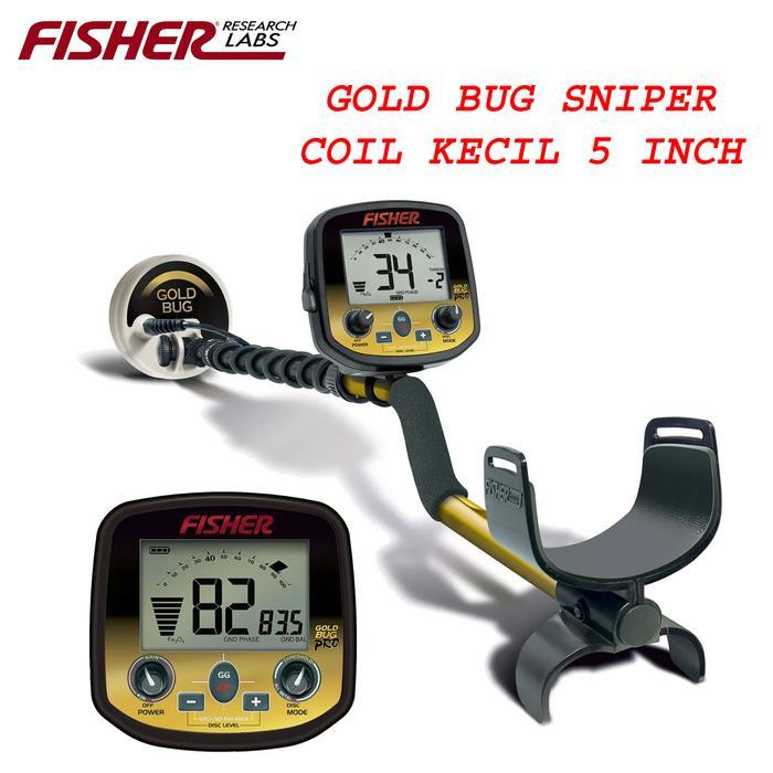 FISHER Gold Bug Pro Gold Silver METAL DETEKTOR DETECTOR EMAS LOGAM Pendeteksi Logam Dan Emas Pencari