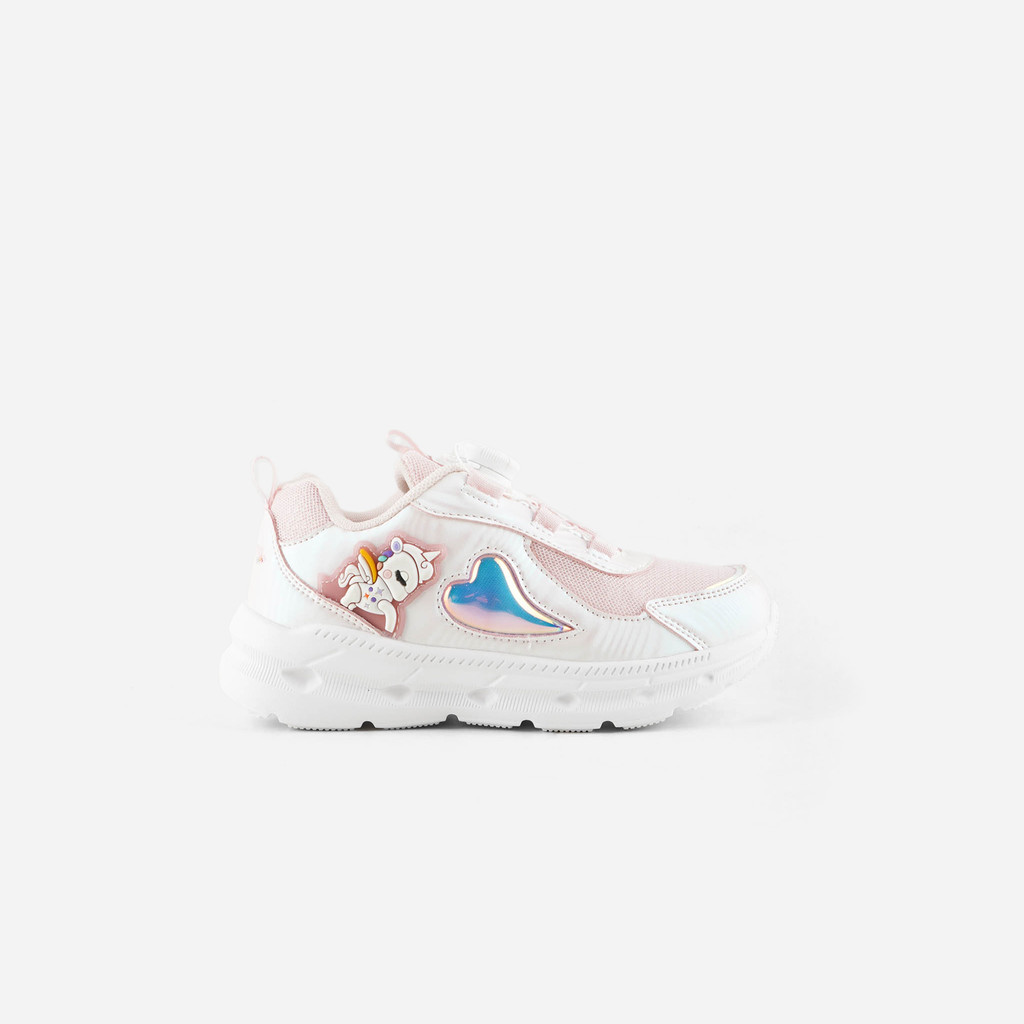 Jackson Kids Rhea Sepatu Sneakers Anak Perempuan Scroll Lace Unicorn Putih Pink 1SO - Sepatu Sneaker