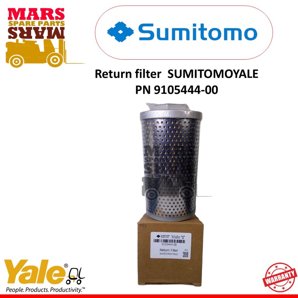 Hydraulic filter forklift Sumitomo-Yale pn 9105444-00