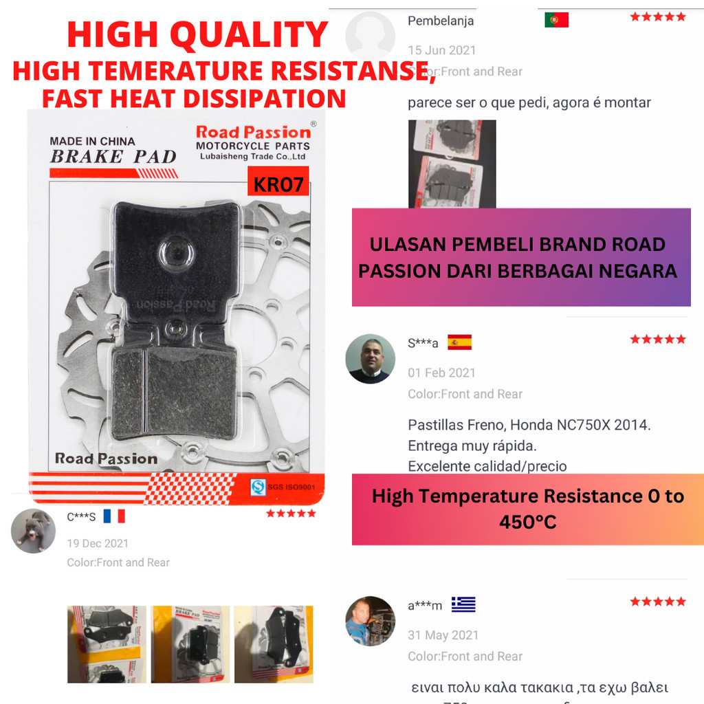 Kampas Rem Sym Gts 250 Evo Sym 250 Gts New SYM Gts 250 New High Quality