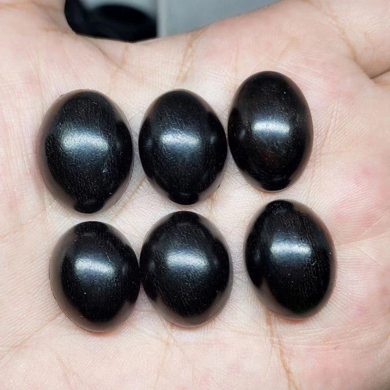 Batu kayu kelor hitam & kayu kelor emas rindu akik