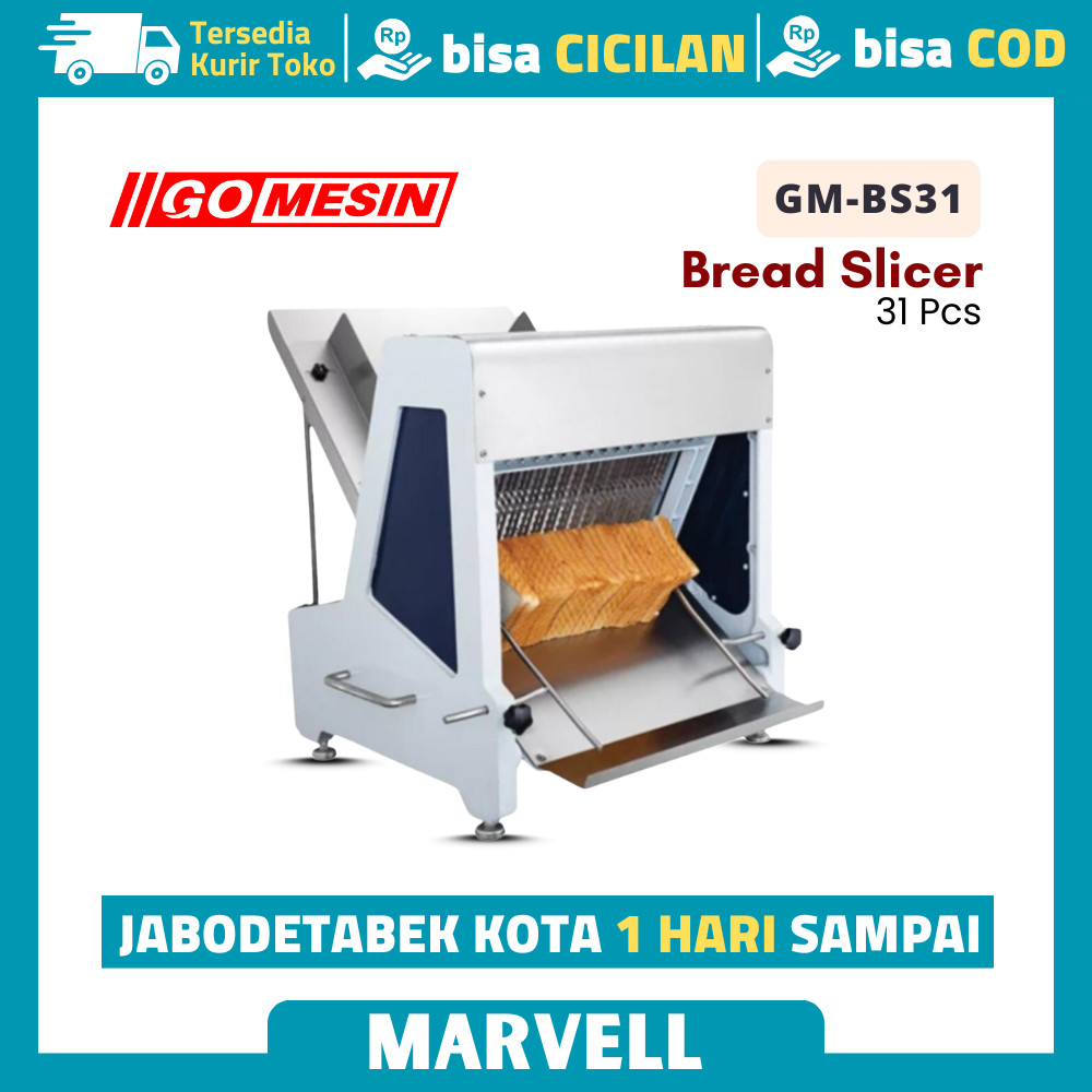 Bread Slicer Getra Q31GC Mesin Pemotong Roti Tawar 31 Pisau Garansi Resmi