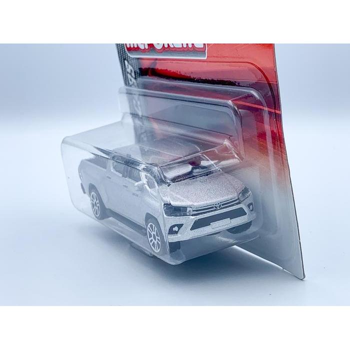 Scale 69 Diecast Majorette Toyota Hilux Silver