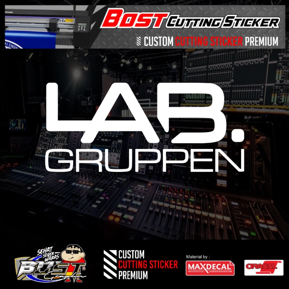 cutting sticker hardcase box sound system labgruppen .