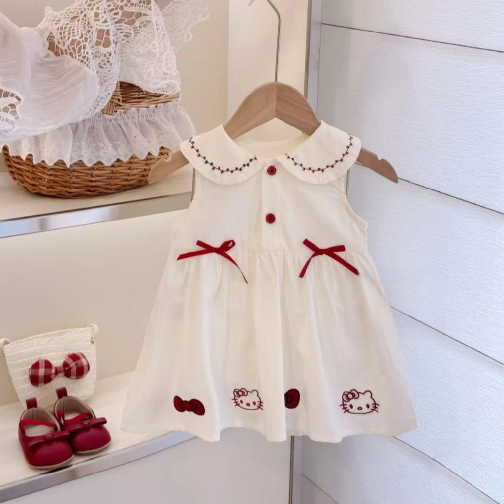 Model Baru Gaun Anak Perempuan Yang Super Imut Gaun Panjang Putih Yang Trendi Dan Bergaya Untuk Anak