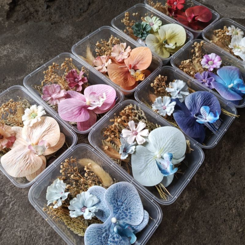 PAKET BUNGA ANGGREK hiasan mahar bunga mahar bunga kerajinan