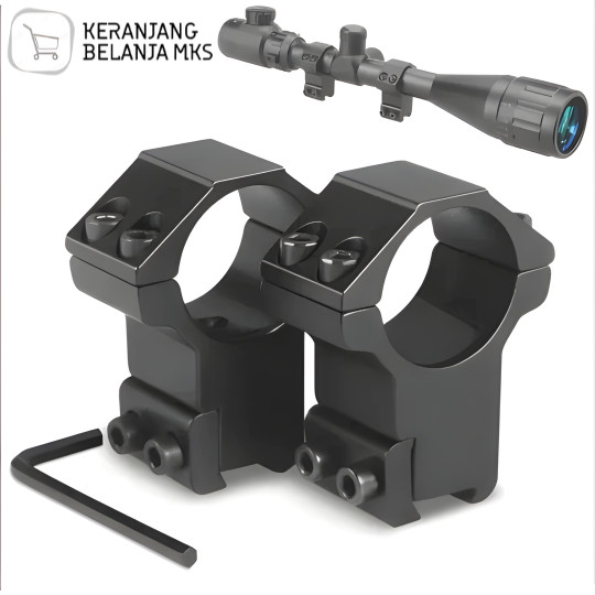 Mounting Teleskop Rifle Scope Mount Ring Picatinny Rail 25.4mm