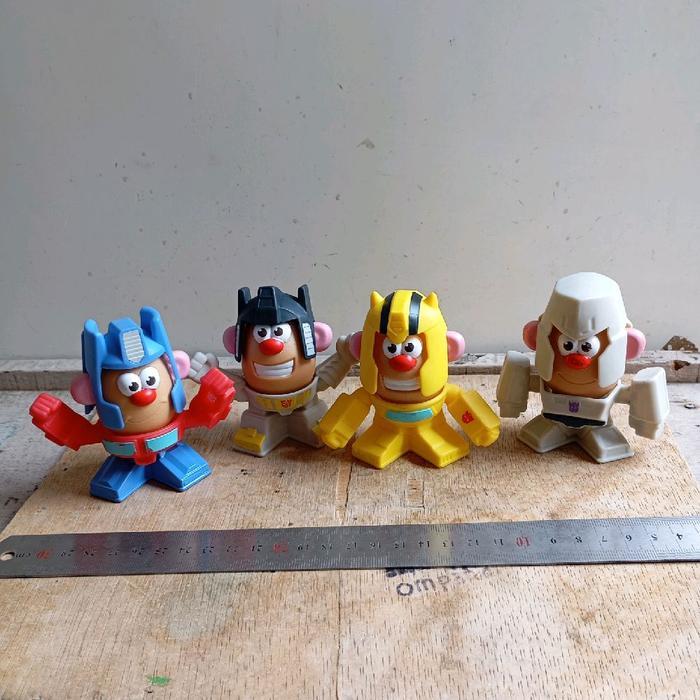 mr potato transformers McDonalds Mainan Loose