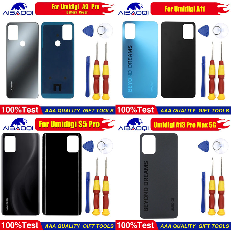 XUNQIYI 100% New al Battery Cover Plate For Umigi A9 Pro A11 S5 Pro A13 Pro Max 5G Bison X10 G1 Max 