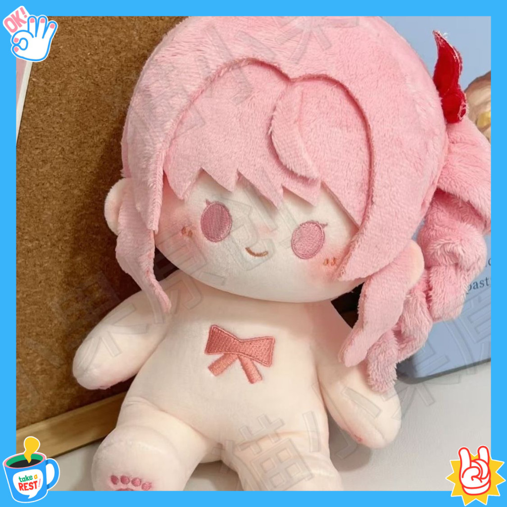 Anime Girl AKIYAMA MIZUKI Attributes Cotton Doll Body Cartoon Figures Plush Dolls Body Cosplay Dress