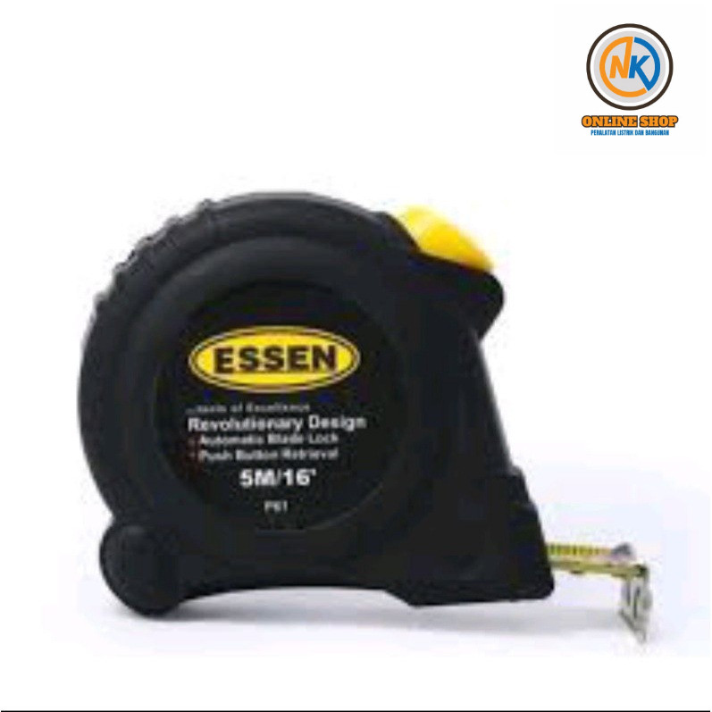 NK_ONLINESHOP MENJUAL METERAN ESSEN 5 METER - METERAN TUKANG