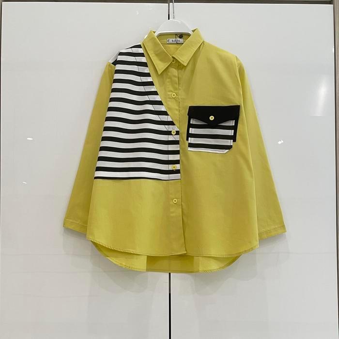 Zebra Shirt // Kemeja Wanita [ bibbi ] - Black