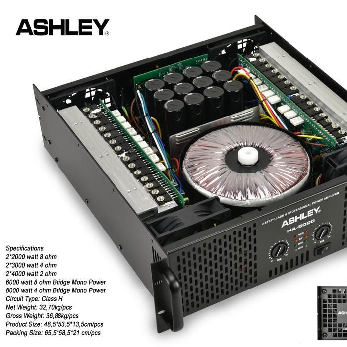 Power Ashley HA 2000 Clas H 2 Chanel Amplifier