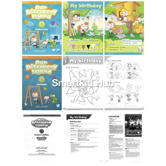 (BUKU FISIK) Our Discovery Island 1/2/3/4/5/6 American English Student Book Workbook Teacher's Book 
