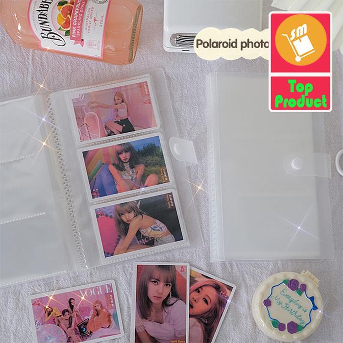 SM Album Foto Polaroid Kartu Nama Photocard Holder 240 Slot Warna Transparent